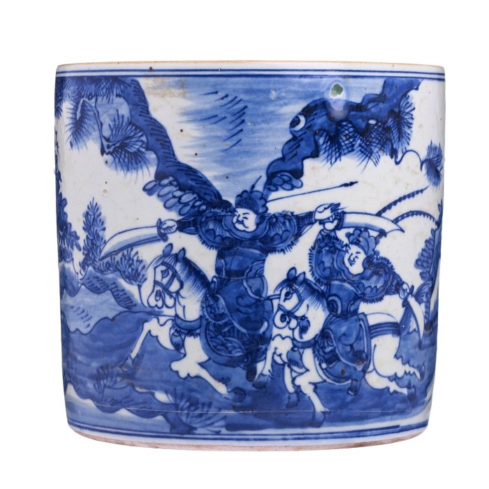 Brushpot in Chinese porcelain, Guangxu/Minguo (1 of 1)