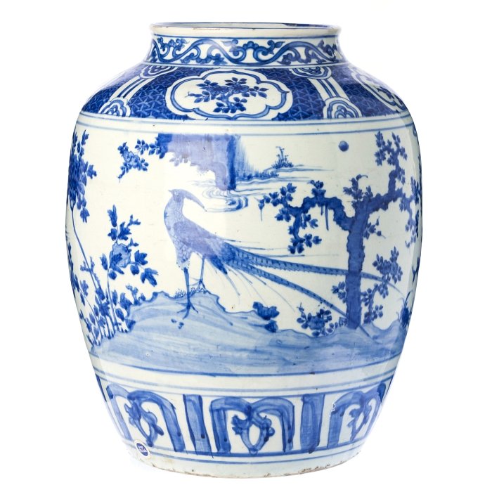 Pot 'pheasants' in Chinese porcelain, Ming (1 of 1)