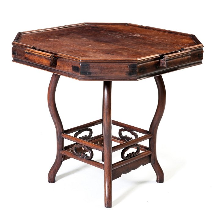 Hexagonal Mahjong table, Minguo (1 of 1)