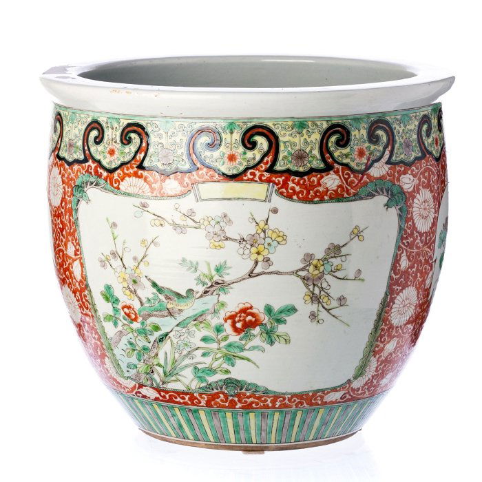Cachepot in Chinese porcelain, Guangxu (1 of 1)
