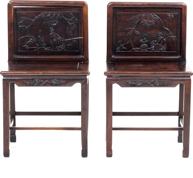 Pair of Chinese chairs (1 of 1)
