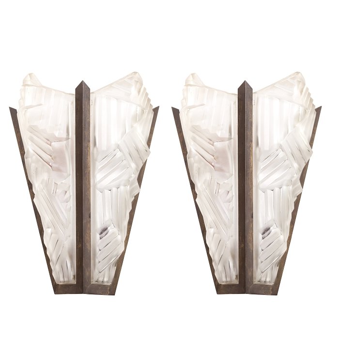 DEGUE - Pair of Art Deco sconces (1 of 1)