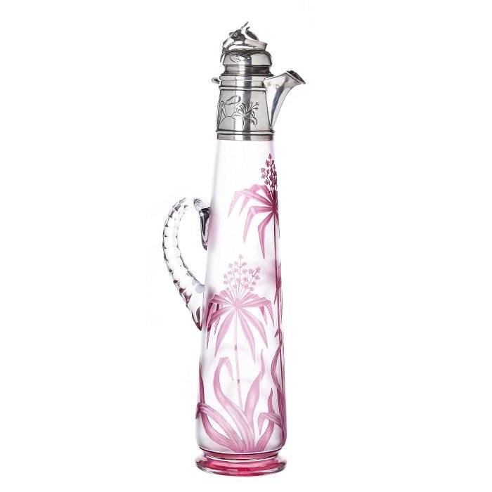 REIS JOALHEIROS- Bottle in colored glass and silver (1 of 1)