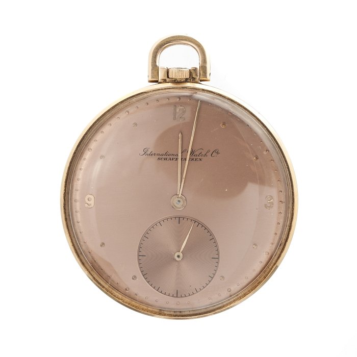 INTERNATIONAL WATCH CÂº - Pocket watch in gold (1 of 1)