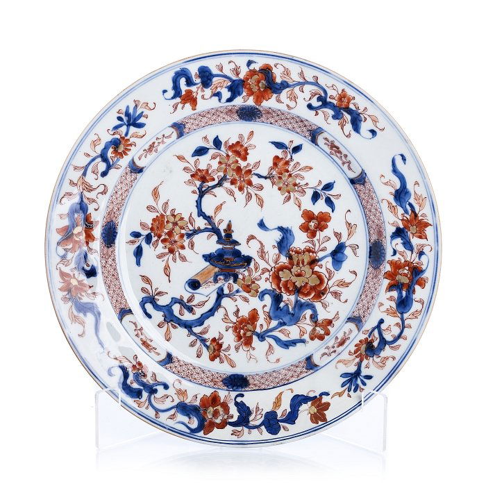 Plate in Chinese export porcelain, Kangxi (1 of 1)