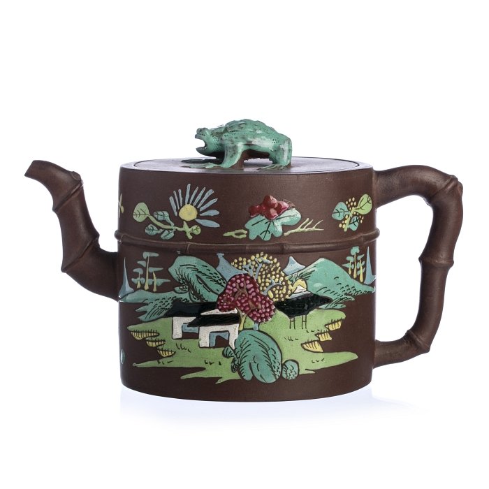 Jin Chan teapot in Yixing ceramics, Tongzhi / Guangxu (1 of 1)