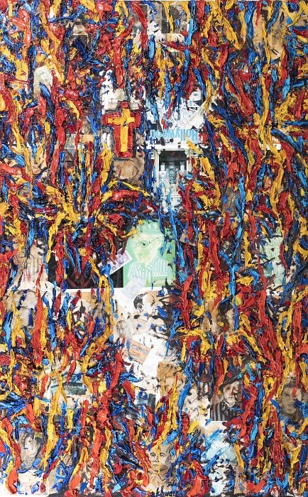 BERND SCHWARZER (born in 1954) - 'Flammenbild' (1 of 1)