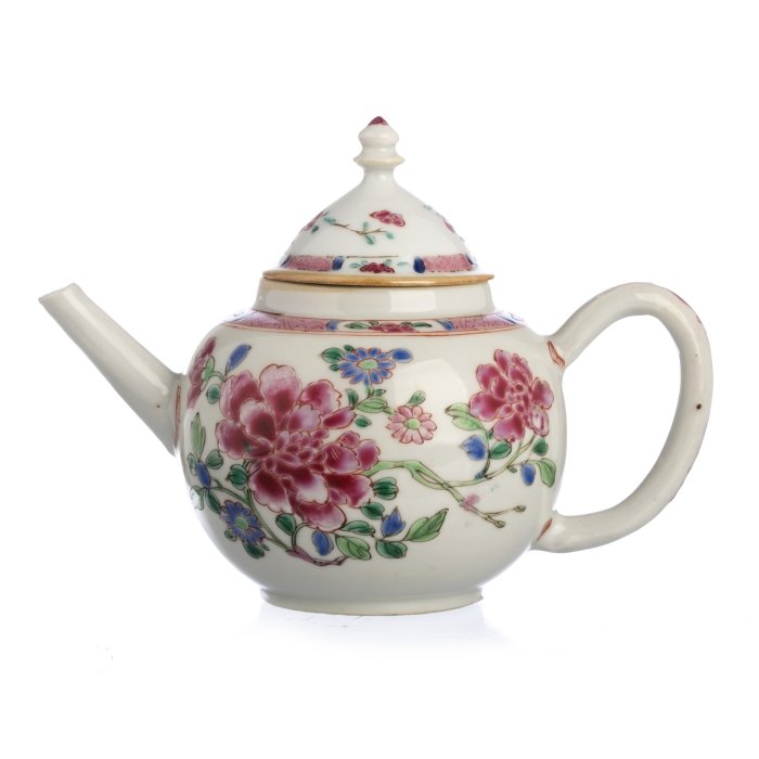 Chinese Porcelain Famille Rose Teapot, Yongzheng (1 of 1)