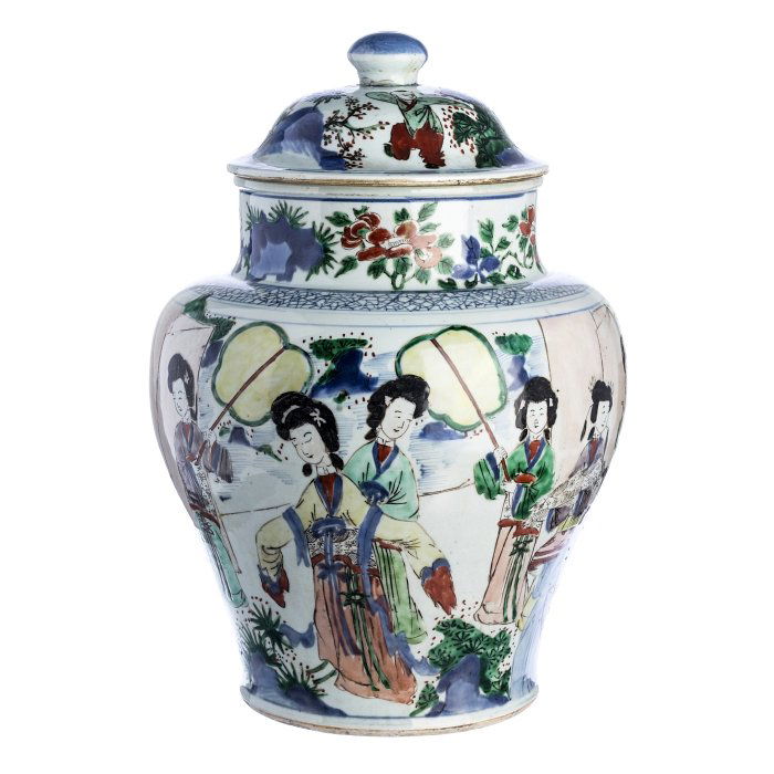 Pot in Chinese porcelain, Transitional (1 of 1)