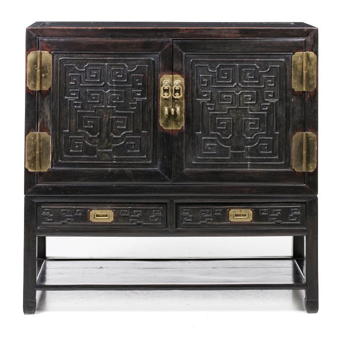 Chinese hongmu cupboard, Guangxu (1 of 1)