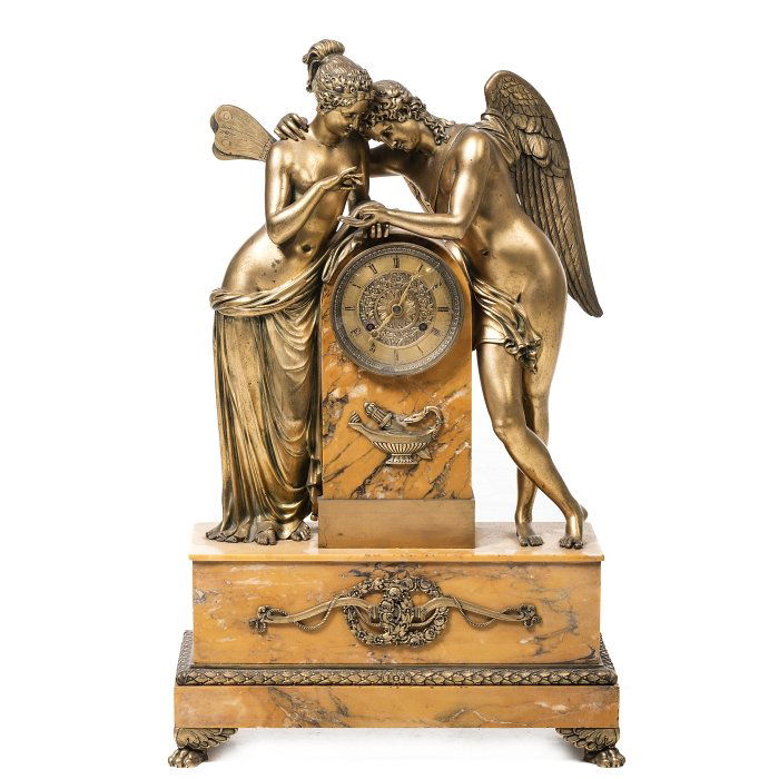 Empire Eros and Psyche table clock (1 of 1)