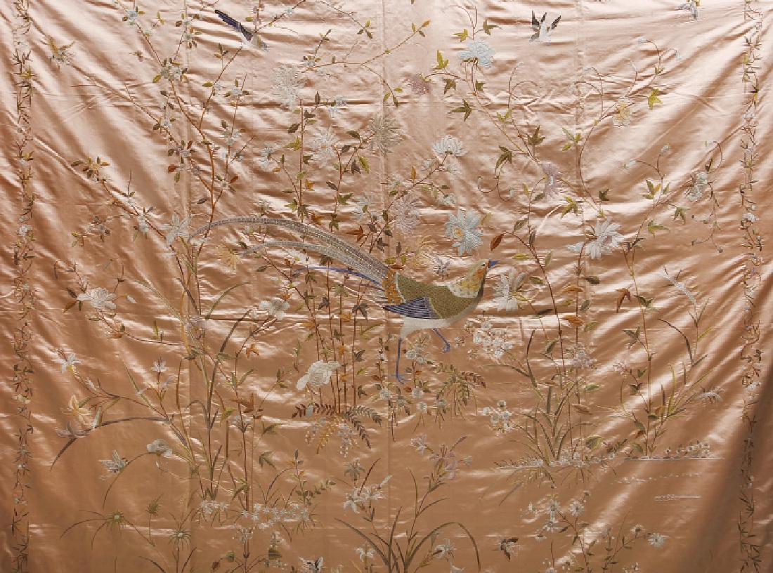 Embroidered Chinese bedspread (1 of 1)