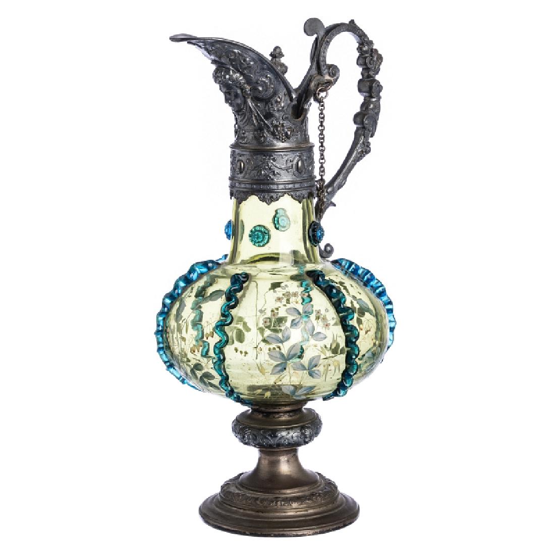 WMF - Pitcher in glass with monture in metal (1 of 1)