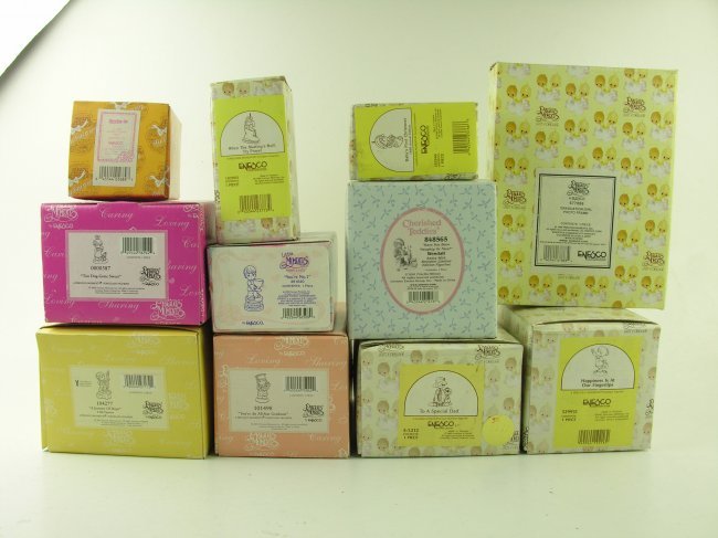 LOT OF 11 ENSECO PRECIOUS MOMENTS FIGURINE: noDiscribtion 1TOO DOG GONE SWEET 3872YOU ARE AN ALL STAR GRADUATE1014983YOU ARE NO 1 4916404HAVE YOU BEEN NAUGHTY OR NICE8485655HAPPINESS IS AT OUR FINGERTIPS5299316A JOURNEY OF HOPE 1042777TO A SPEC