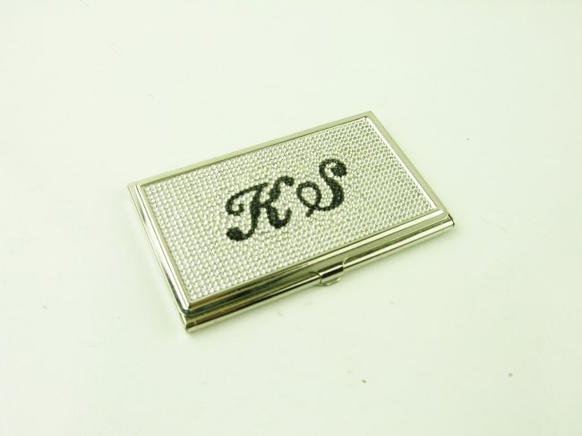 Judith Leiber Swarovski Crystal Business Card Case: Judith Leiber Swarovski Crystal Business Card Case