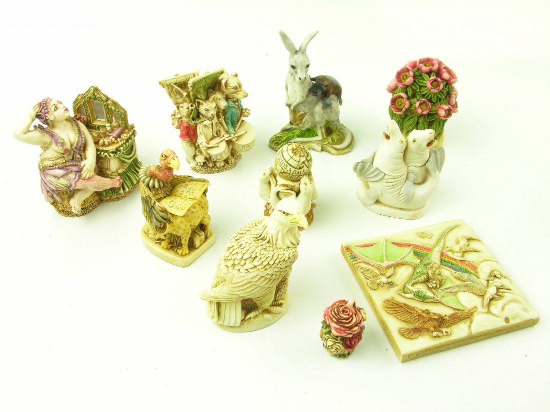 LOT OF 10 HARMONY KINGDOM: LOT OF 10 HARMONY KINGDOMLOC: 15C-461