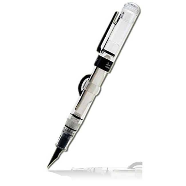 Conklin Mark Twain Demo Crescent Limited Edition Rose G: Conklin Mark Twain Demo Crescent Limited Edition Rose Gold Fountain Pen Fine