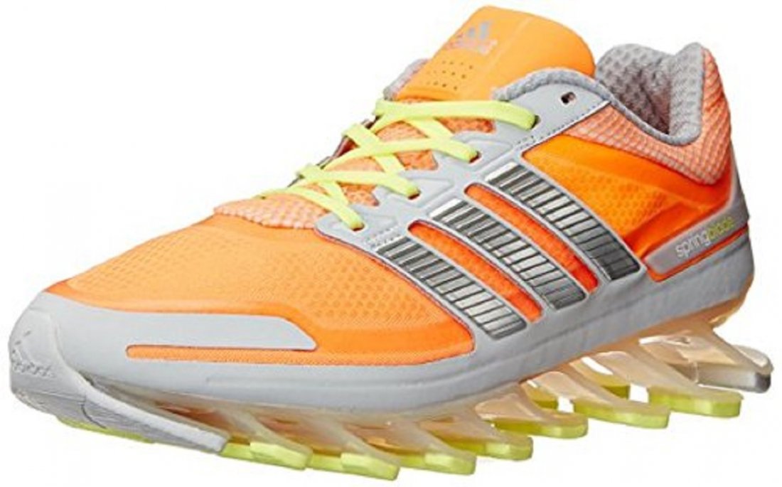 size 9 adidas Performance Women\'s Springblade: adidas Performance Women\'s Springblade W Running Shoe, Glow Orange/Silver/Glow size 9