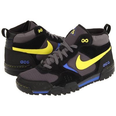 SIZE 10.5 Nike Men's ACC Pyroclast MID Black Shoes-10.5: Nike Men's ACC Pyroclast MID Black Shoes-10.5