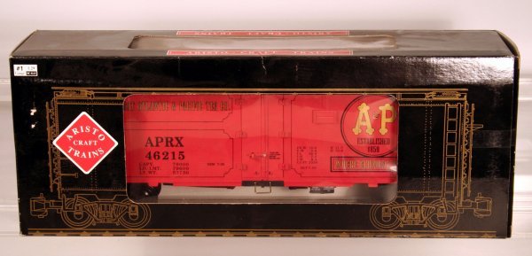 ARISTO CRAFT TRAINS ART-46215 STEEL BOX CAR A&P / A&P F: ARISTO CRAFT TRAINS ART-46215 STEEL BOX CAR A&P / A&P FOODS- THE GREAT ATLANTIC & PACIFIC TEA CO.