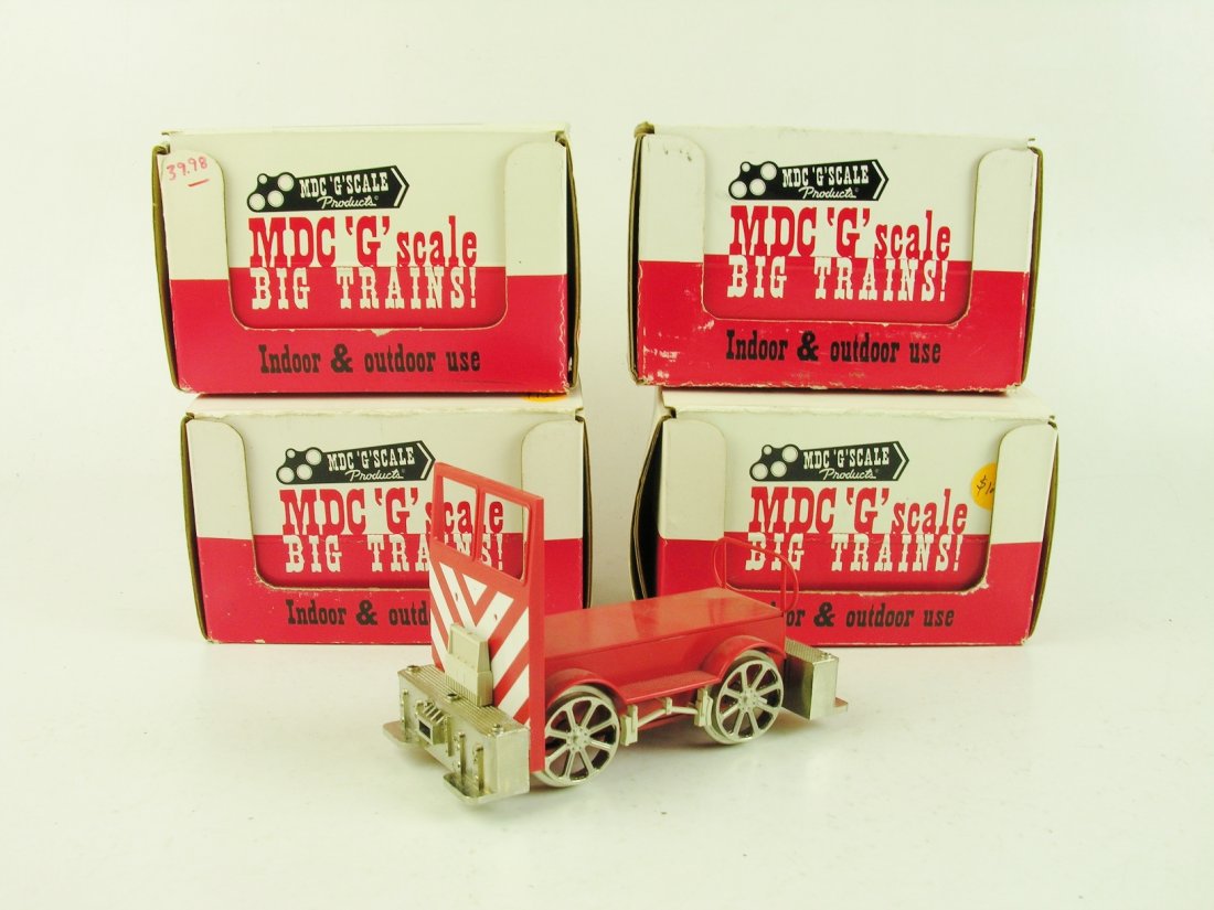 lot of 5 MDC "G" SCALE, BIG TRAINS: MDC "G" SCALE, BIG TRAINS, 2000 RAIL SPEEDER, 50th. ANNIVERSARY, INDOOR & OUTDOOR USE