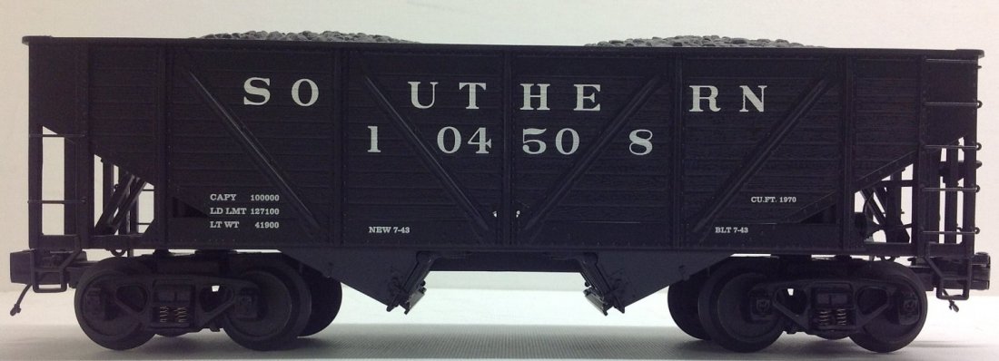 Mth Trains, 20-97554, Southern #104508, 34' Aar Composi: Mth Trains, 20-97554, Southern #104508, 34' Aar Composite Hopper