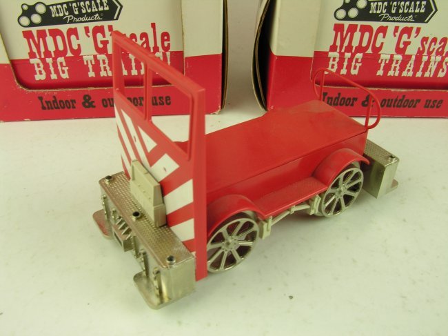 lot of 5 MDC "G" SCALE, BIG TRAINS: lot of 5 MDC "G" SCALE, BIG TRAINS