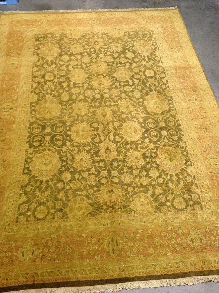 Indo Persian all Over Golden Brown 10 x 14 (1 of 4)