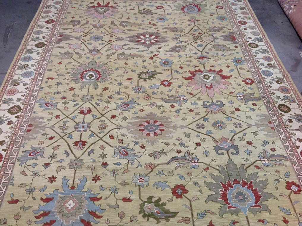 Indo Persian flat weave 10 x 14 hand made (1 of 4)