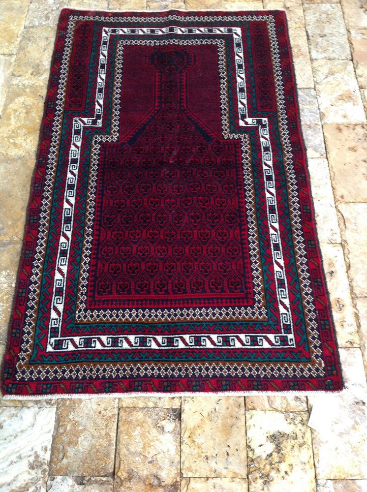Persian Balouch Hand Made  Wool rug  3 x 5 (1 of 1)