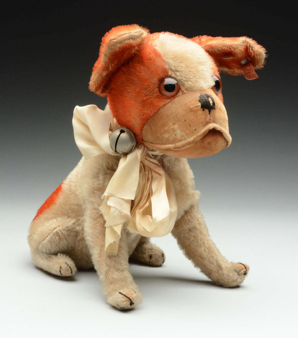 Large & Impressive Sitting Steiff Bully Dog With IDs. (1 of 3)