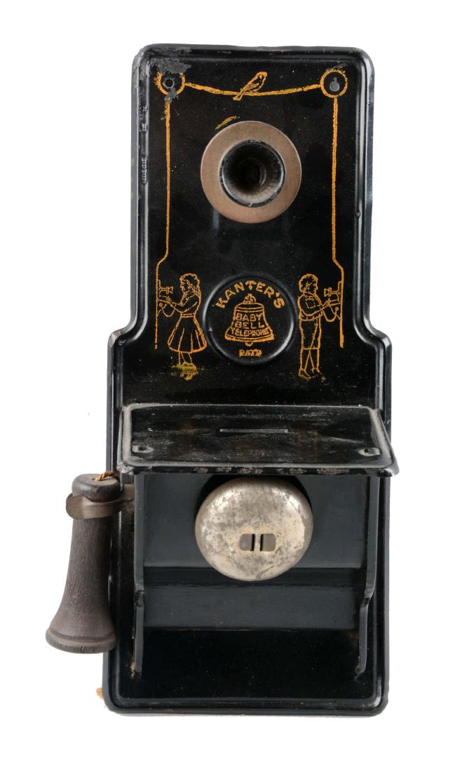 Tin Telephone Still Bank. (1 of 1)
