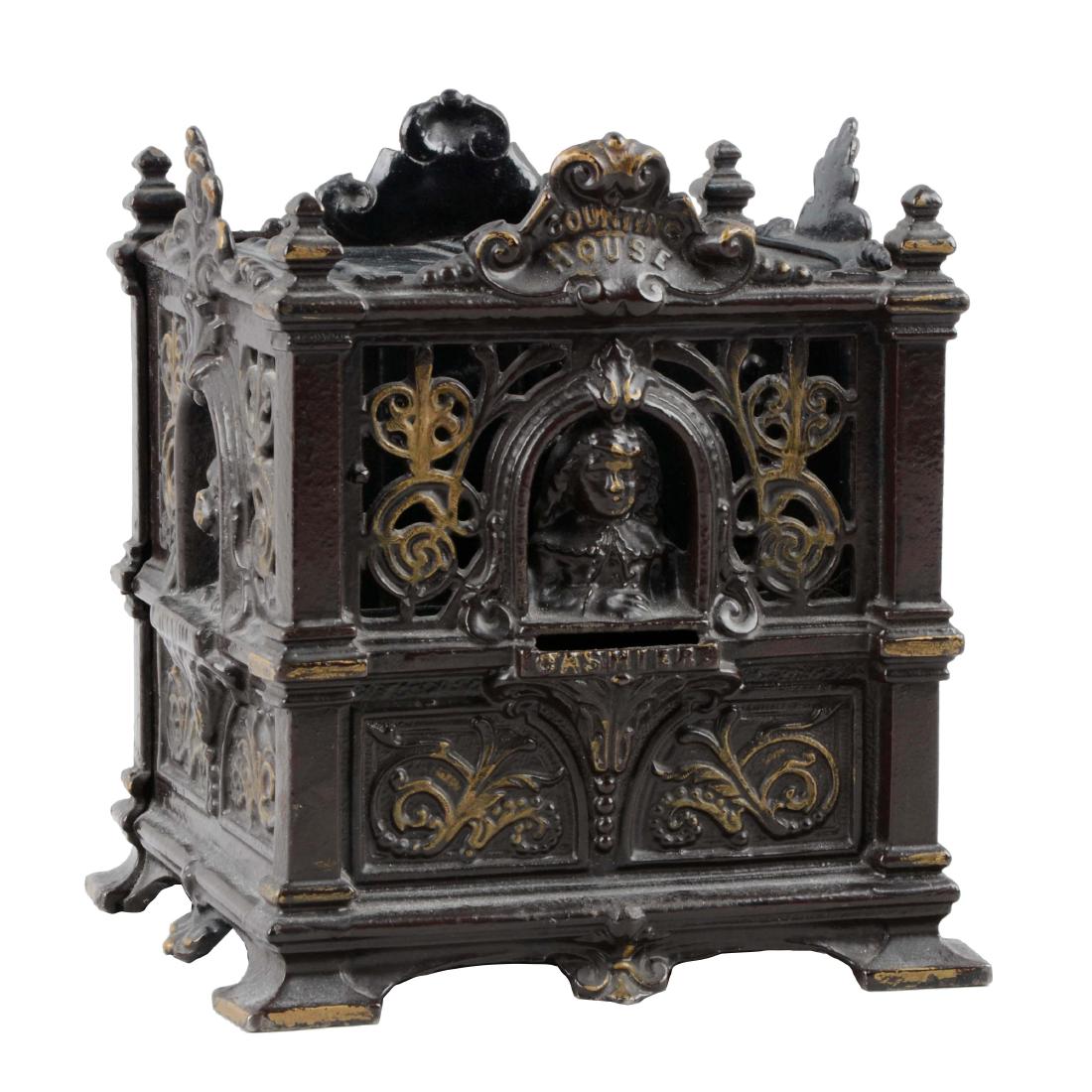 Cast Iron Fidelity Trust Vault Still Bank. (1 of 3)