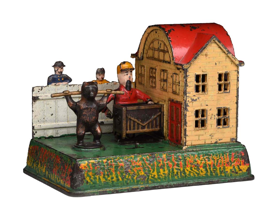 Kyser & Rex Cast Iron Organ Grinder & Performing Bear (1 of 3)