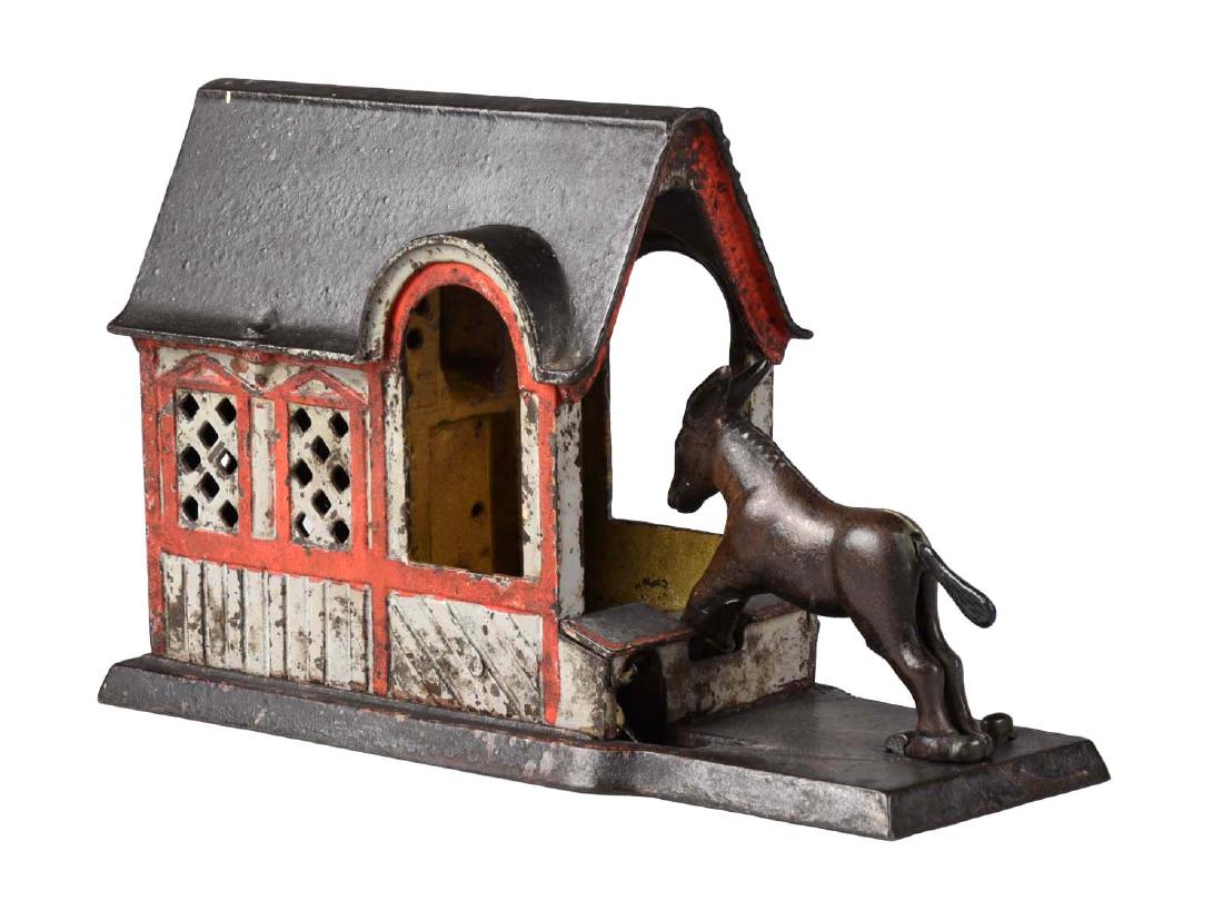 J. & E. Stevens Cast Iron Mule Entering Barn Mechanical (1 of 3)