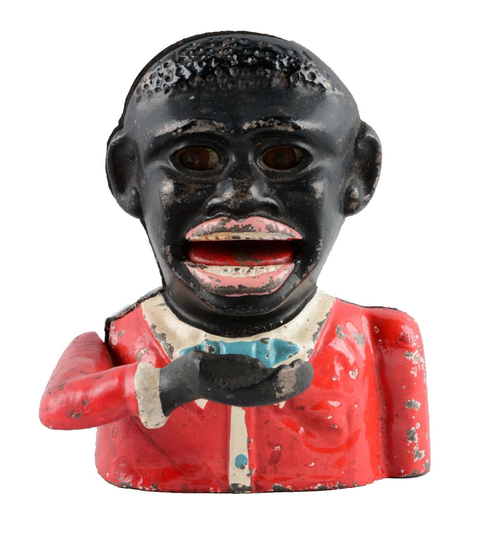 Cast Iron English Jolly Mechanical Bank. (1 of 3)