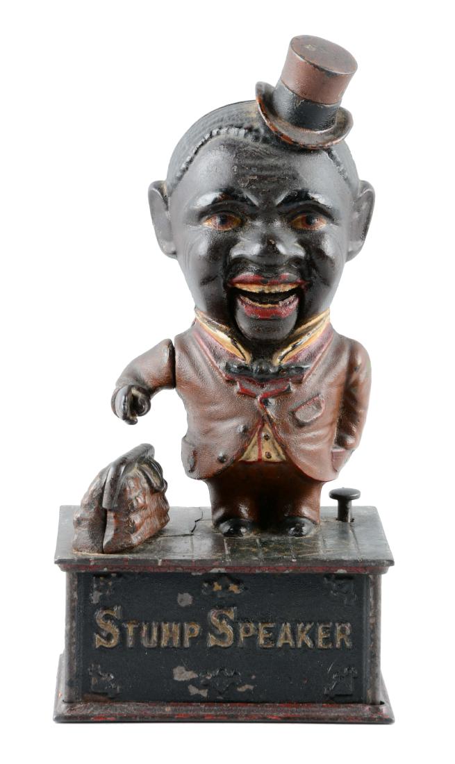 Stump Speaker Mechanical Bank. (1 of 2)