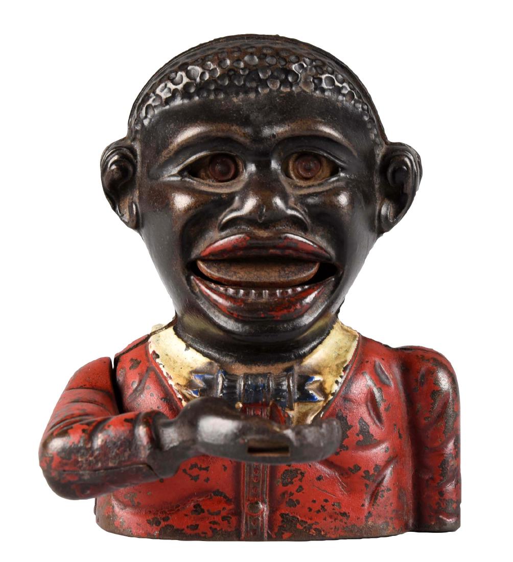 John Harper Cast Iron Little Joe Mechanical Bank. (1 of 4)
