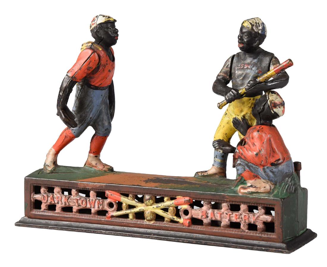 J. & E. Stevens Cast Iron Darktown Battery Mechanical (1 of 3)