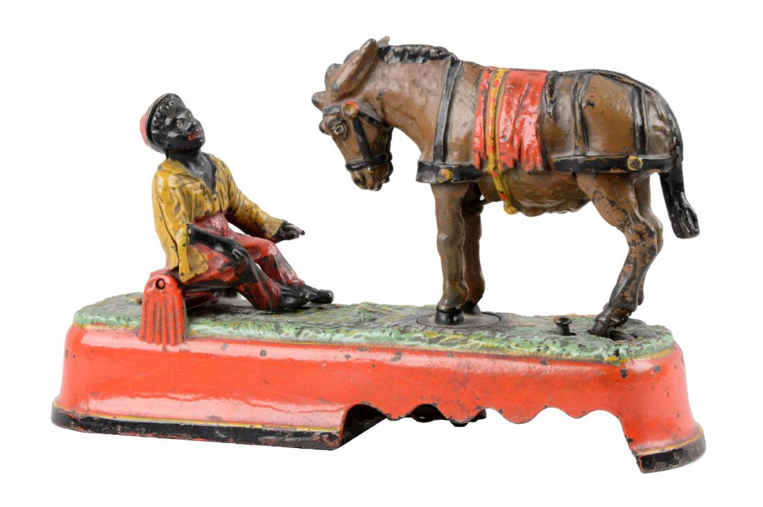 J. & E. Stevens Cast Iron Always Did Spise a Mule Bench (1 of 3)