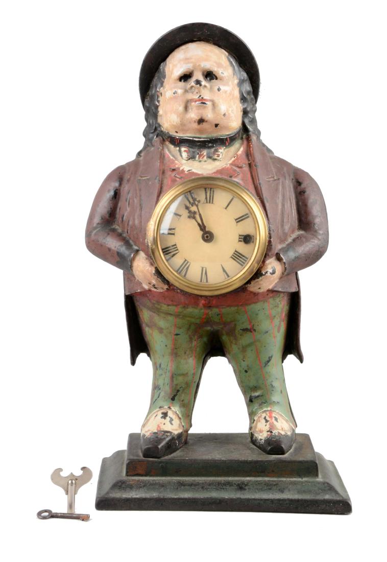John Bull Cast Iron Blinking Eye Clock (1 of 4)