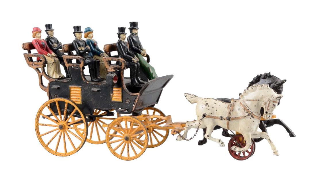 Hubley Horse Drawn Three Seat Brake. (1 of 2)