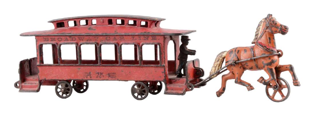 Wilkins One Horse Broadway Car Lin Street Car. (1 of 2)