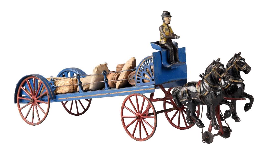 Wilkins Horse Drawn Barrel Dray Wagon. (1 of 2)