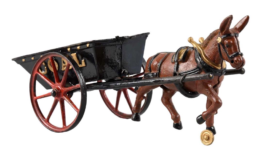 Ives Large Mule Drawn Coal Wagon. (1 of 2)