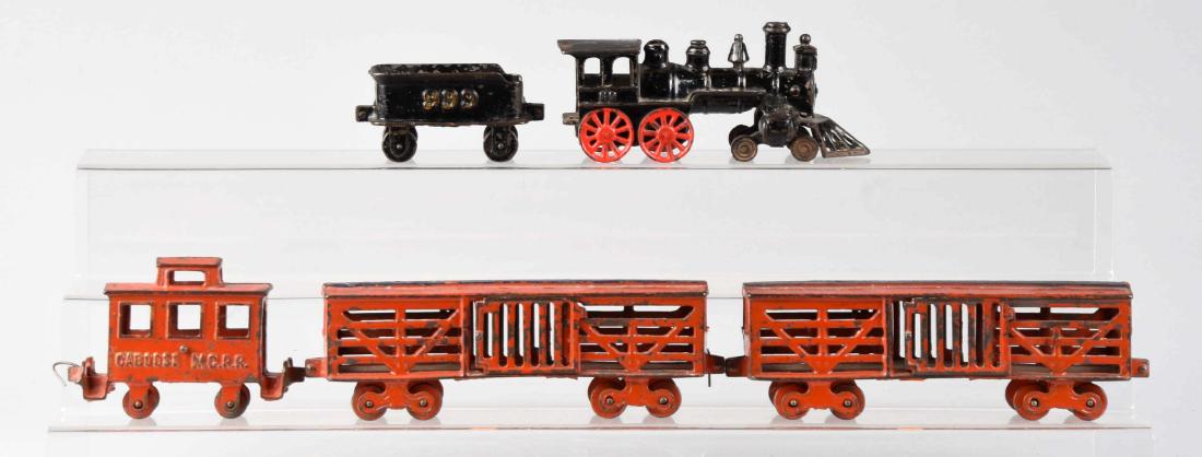 Dent 5 Piece Cast Iron Freight Train Set. (1 of 2)