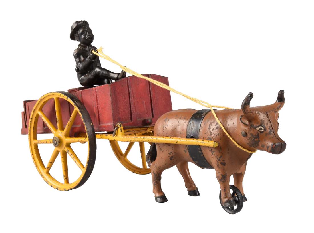 Scarce Hubley Ox Cart. (1 of 2)