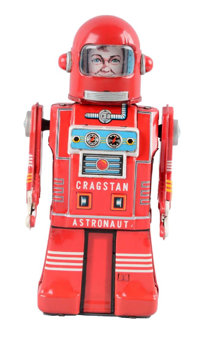 Japanese Tin Litho Friction Cragstan Astronaut. (1 of 2)