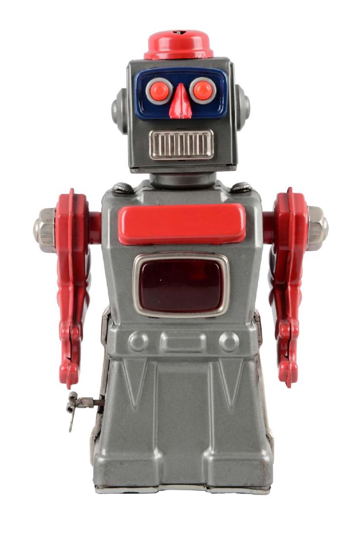 Japanese Tin Litho Wind Up Tremendous Mike Robot. (1 of 2)