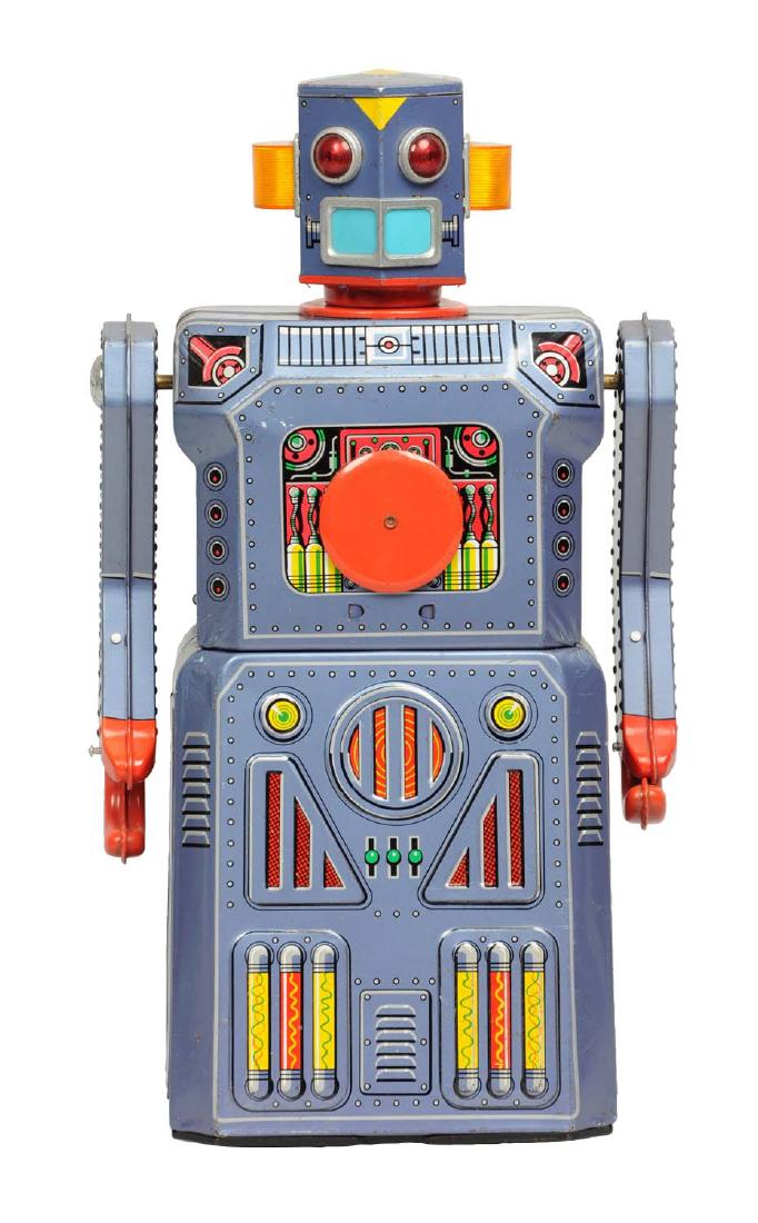 Japanese Tin Litho Battery-Operated Target Gang Of 5 (1 of 2)